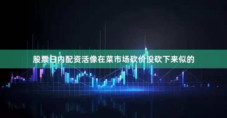 股票日内配资活像在菜市场砍价没砍下来似的